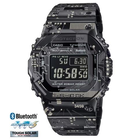 G-SHOCK フルメタルチタン合金「TranTixxii」サーキットボードの柄を