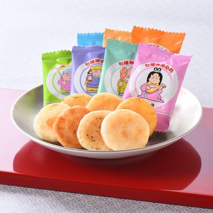 七福神あられ[化粧缶入・7種・大サイズ・新AC-3] : せんべい造り百年