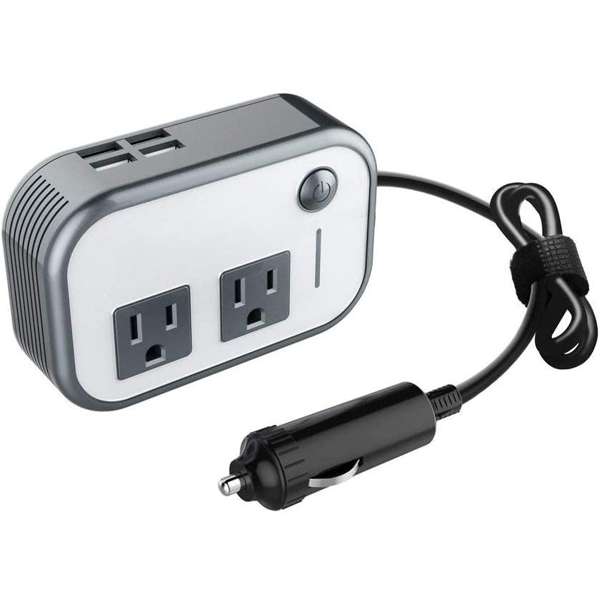車載コンセント カーインバーター シガーソケット 車載充電器 Dc12v Ac100 110v Acコンセント Usbポート 8 4a ファション 0w Cz001 島津雑貨屋 通販 Yahoo ショッピング