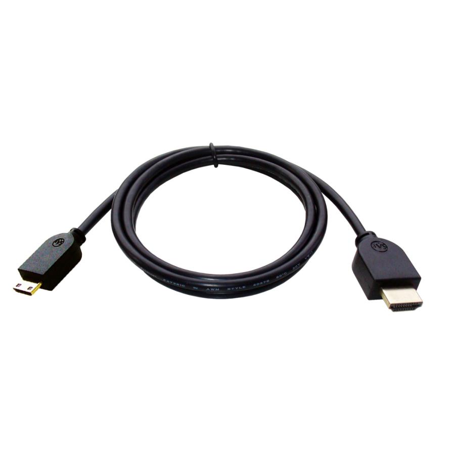 HDMI ミニHDMI 変換ケーブル 1m Ver1.4 イーサネット、3D、4KX2K解像度、フルHD対応｜saj-directstore｜02