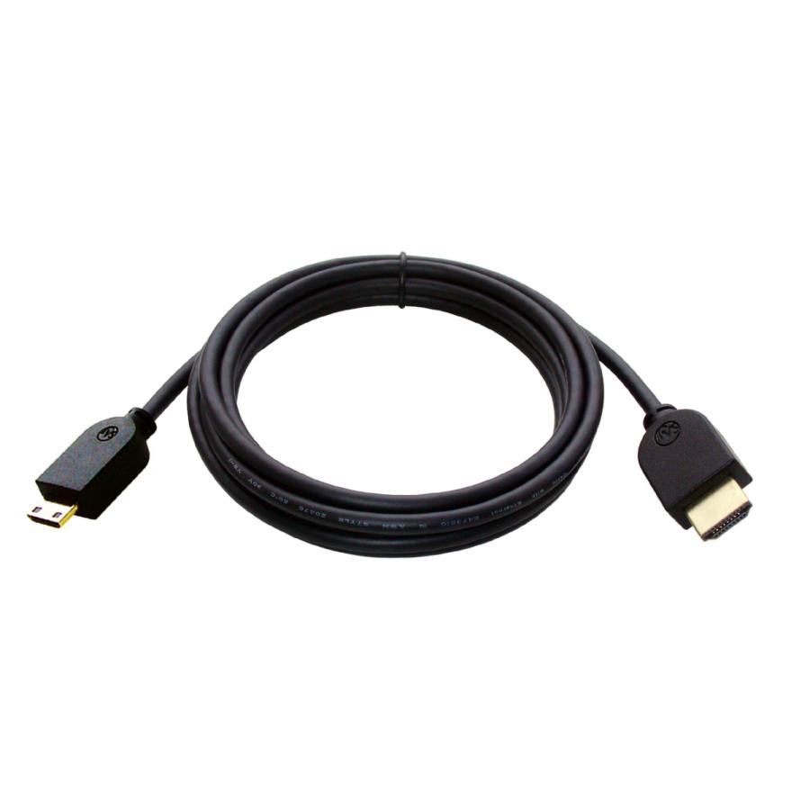 HDMI ミニHDMI 変換ケーブル 2m Ver1.4 イーサネット、3D、4KX2K解像度、フルHD対応 |  | 01
