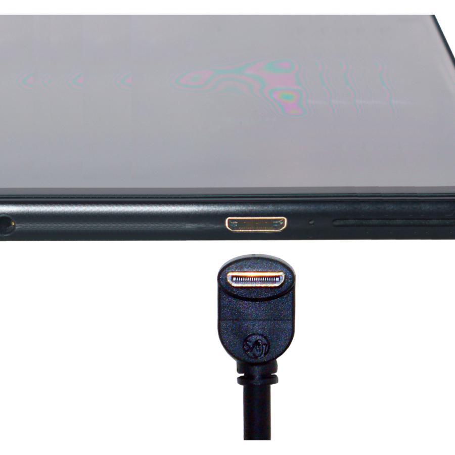HDMI ミニHDMI 変換ケーブル 片方L型（下向き） 3m Ver1.4 イーサネット、3D、4KX2K解像度、フルHD対応｜saj-directstore｜03