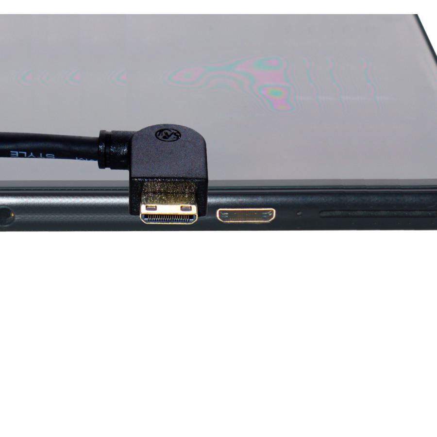 HDMI ミニHDMI 変換ケーブル 片方L型（左向き） 1m Ver1.4 イーサネット、3D、4KX2K解像度、フルHD対応  :CA-HTOMC-LL100:エスエージェーダイレクトストア - 通販 - Yahoo!ショッピング
