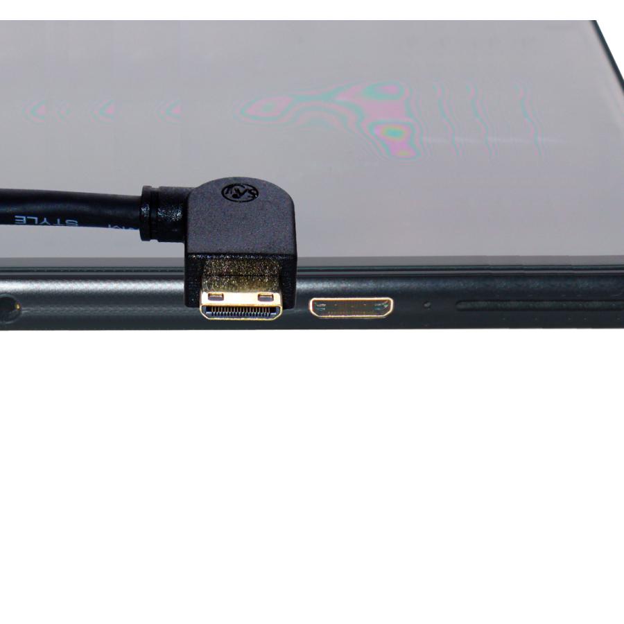 HDMI ミニHDMI 変換ケーブル 片方L型（左向き） 2m Ver1.4 イーサネット、3D、4KX2K解像度、フルHD対応 |  | 02
