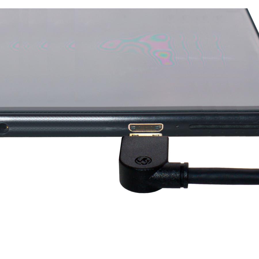 HDMI ミニHDMI 変換ケーブル 片方L型（左向き） 2m Ver1.4 イーサネット、3D、4KX2K解像度、フルHD対応 |  | 03