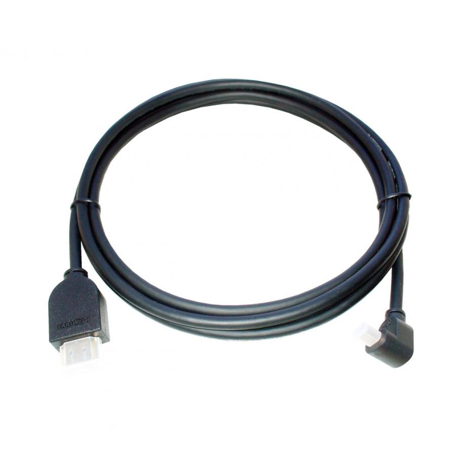 HDMI Micro L型（下向き） 変換ケーブル 2m Ver1.4 イーサネット、3D