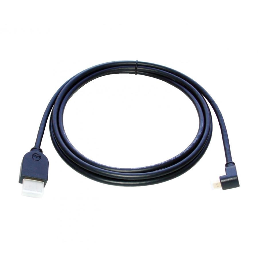 HDMI Micro HDMI  L型（上向き） 変換ケーブル 2m Ver1.4 イーサネット、3D、フルHD対応｜saj-directstore｜02