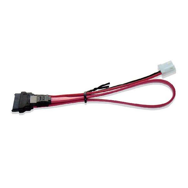 Micro SATA⇔SATA、3.5インチ用4ピン電源変換ケーブル30cm |  | 02