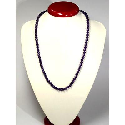アメジスト ネックレス 50cm パワーストーン 天然石 メンズ レディース 