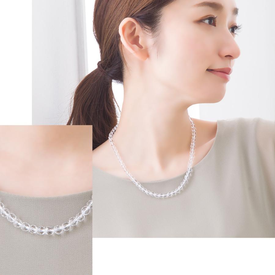 水晶 ネックレス 40cm パワーストーン 天然石 メンズ レディース 水晶 ネックレス 40cm パワーストーン 天然石 メンズ レディース