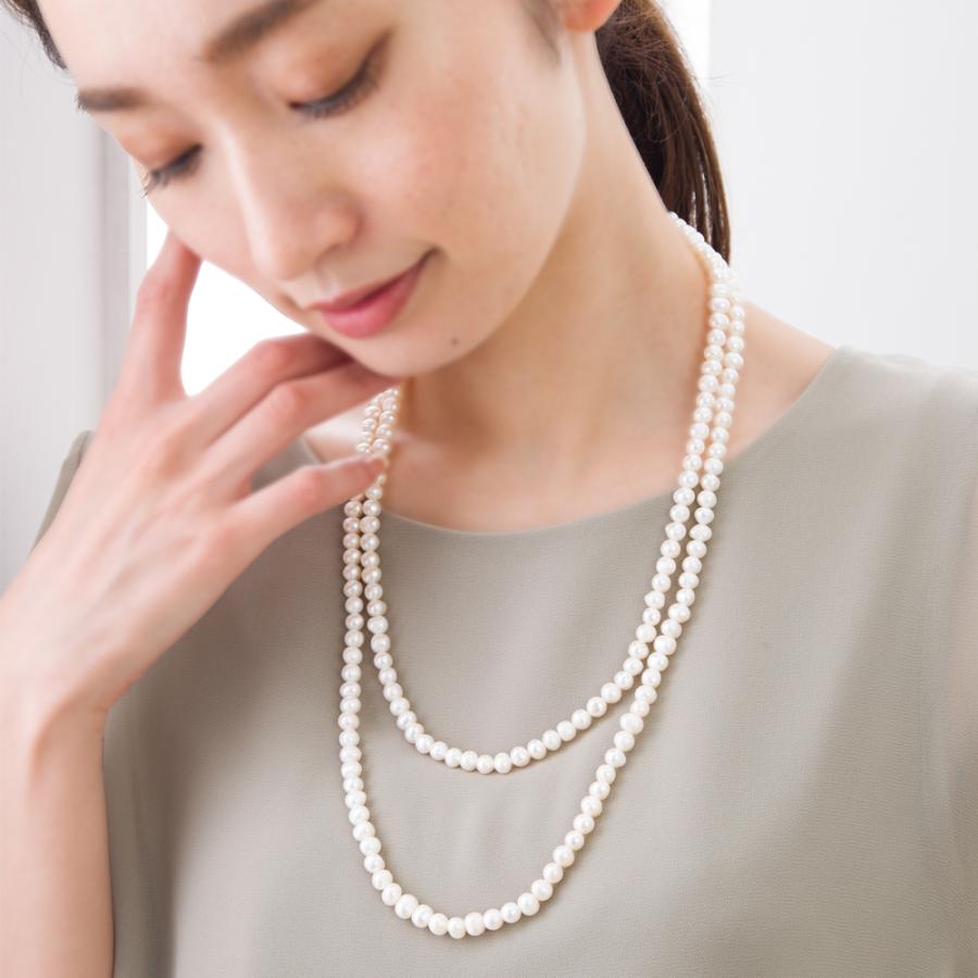 パール ネックレス ロング 120cm 真珠 淡水パール ロング パール ネックレス ロング 120cm 真珠 淡水パール ロング