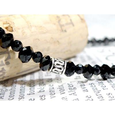 ブラックスピネル アンクレット パワーストーン 天然石 アクセサリー