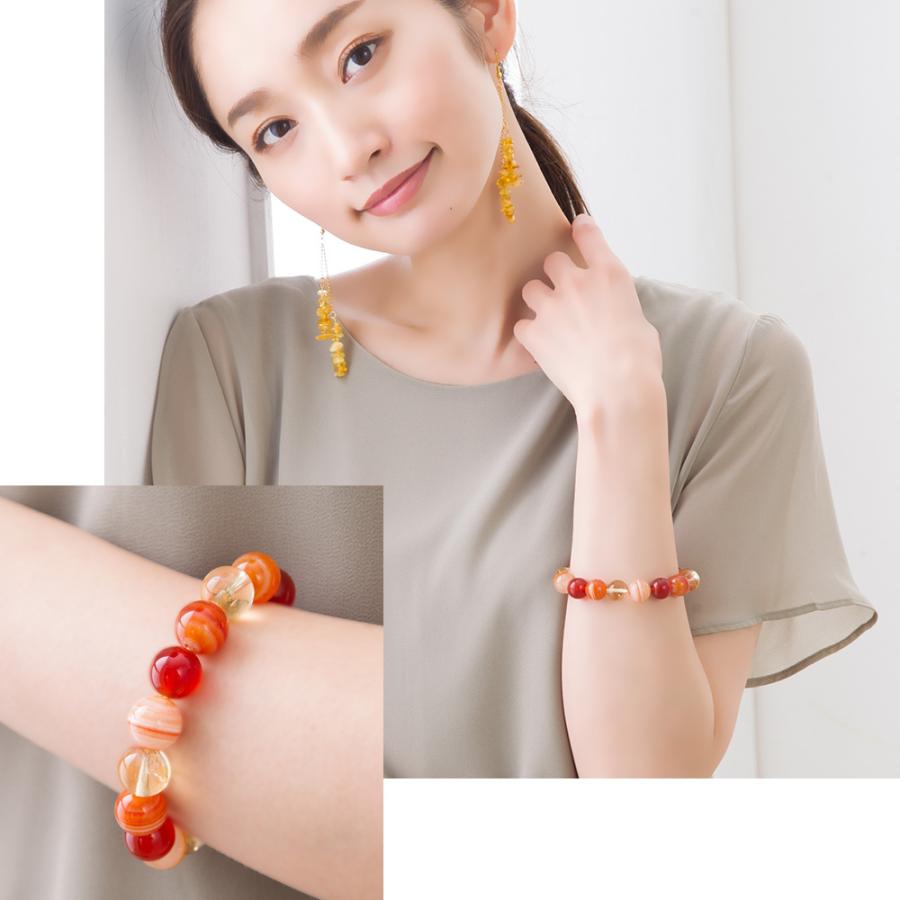 「愛と絆 真心」 パワーストーン ブレスレット レディース 天然石 数珠 |  | 01