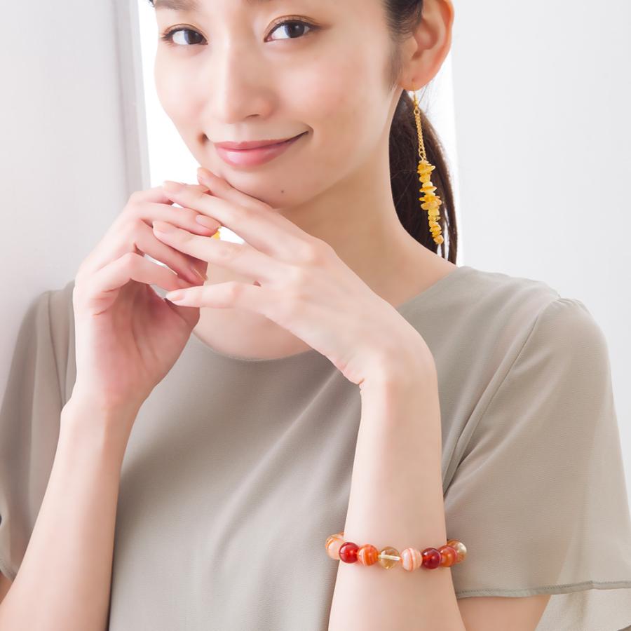 「愛と絆 真心」 パワーストーン ブレスレット レディース 天然石 数珠 |  | 02