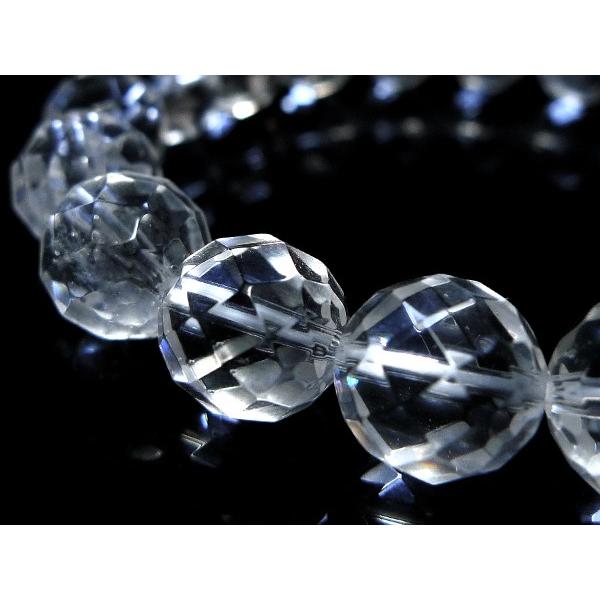 パワーストーンブレスレット　64 64面カット 水晶 ブレスレット 10mmブレスレット パワーストーン