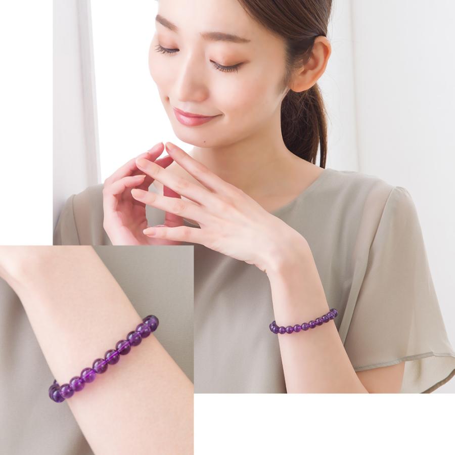 AAA アメジスト ブレスレット 8mm パワーストーン ブレスレット レディース メンズ 天然石 数珠
