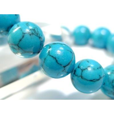 ハウライト ターコイズ ブレスレット 12mm パワーストーン