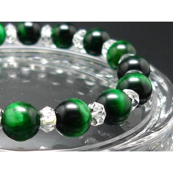 AAA グリーンタイガーアイ ブレスレット パワーストーン ブレスレット メンズ 天然石 数珠 |  | 01