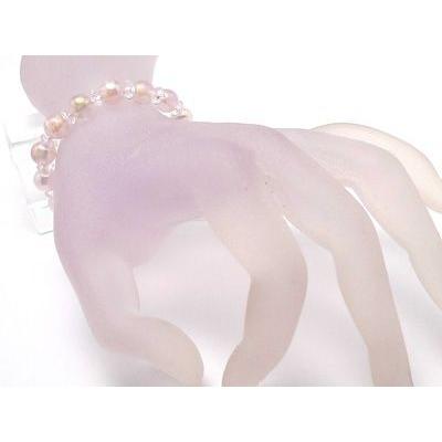ピンク オーラ水晶 ブレスレット パワーストーン ブレスレット レディース メンズ 天然石 数珠 |  | 02