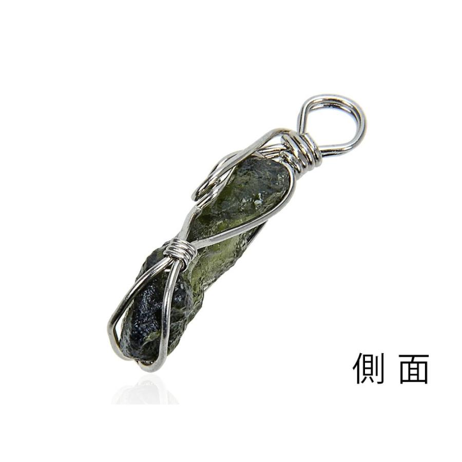 【新入荷】最高品質モルダバイトペンダントトップS925シルバー（新品未使用） 希少なモルダバイト！ペンダントトップSilver925（チェーン付き）