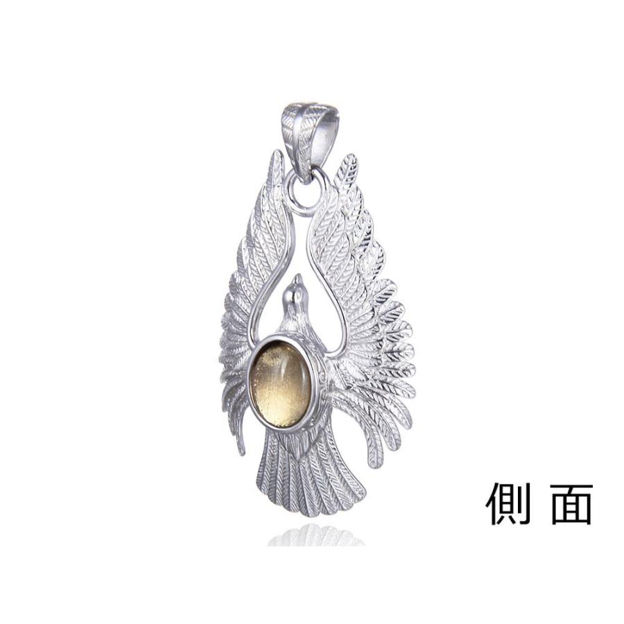 高品質 ギベオン ペンダントトップ◇ ギベオン ペンダントトップ 鳥 バード ゴールド 隕石 シルバー925