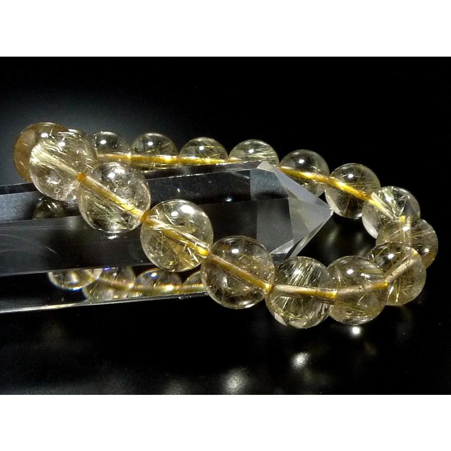 ゴールドルチルクォーツ ルチルクォーツ ブレスレット 10mm