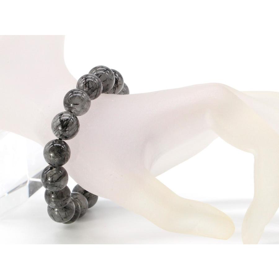 ブラックルチルクォーツ ルチルクォーツ ブレスレット 12mm 