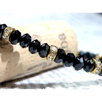 ブラックスピネル ブレスレット パワーストーン メンズ レディース