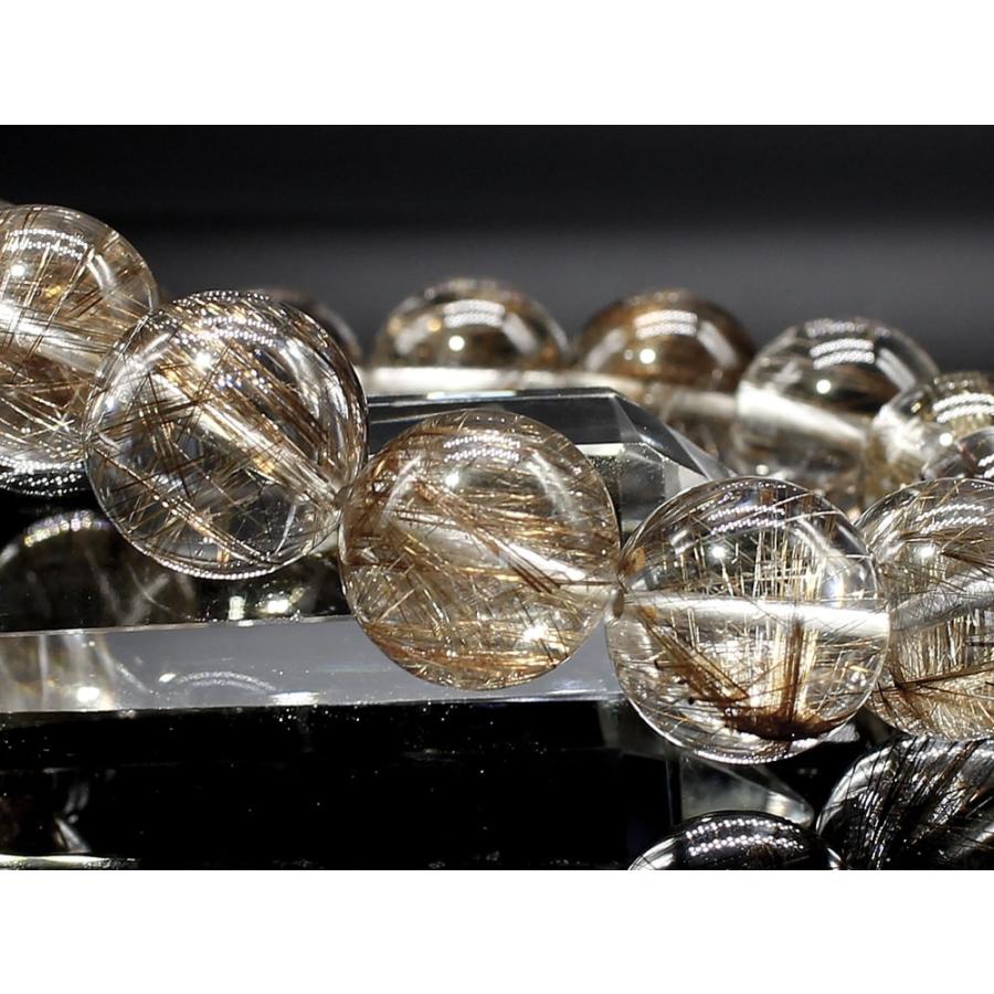1点もの 現品」 シルバールチル ルチルクォーツ ブレスレット 16mm 