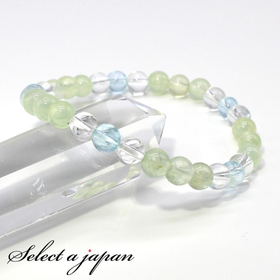 合格祈願 ブルートパーズ ブレスレット パワーストーン メンズ