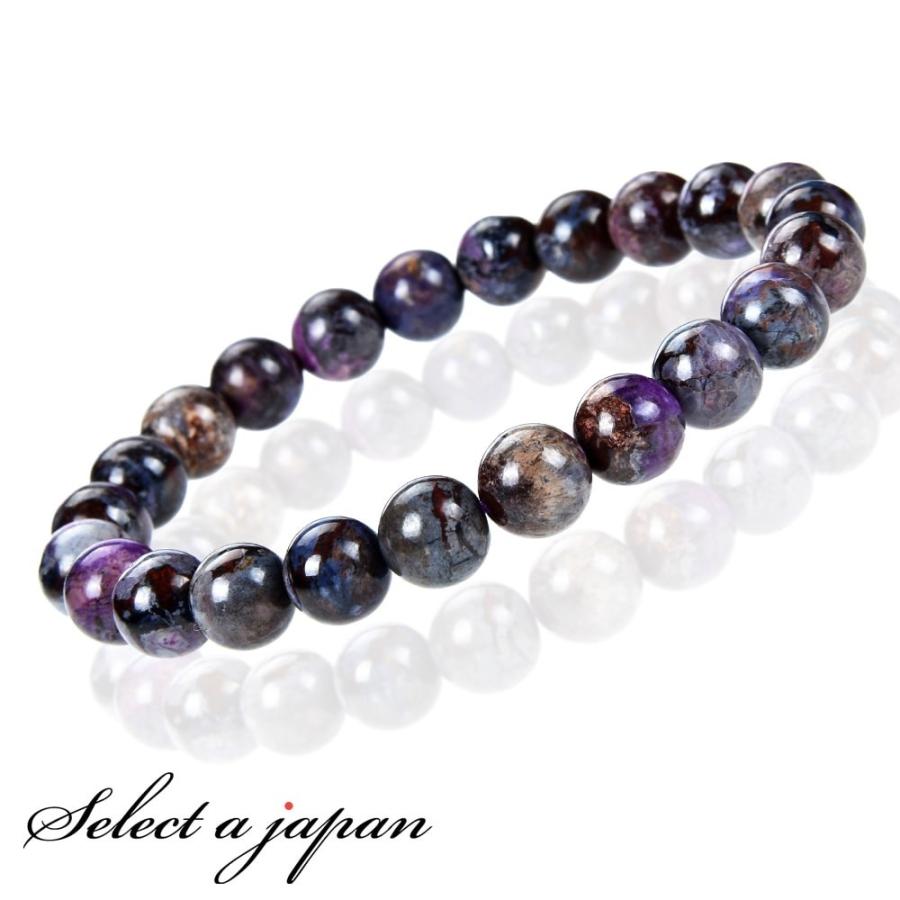 天然石 スギライト8ミリ スギライト ブレスレット 8mm 17cm レディース M サイズ スギライト