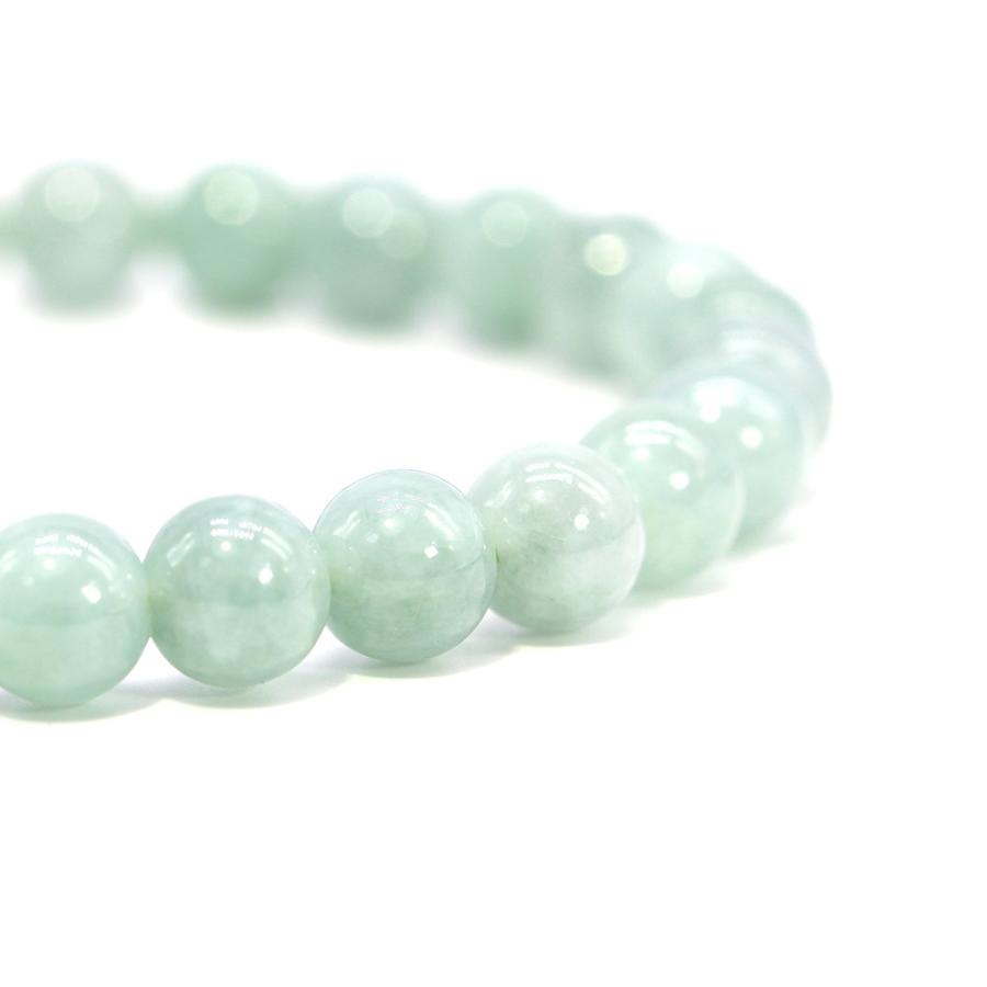 翡翠 ライトグリーン ブレスレット 6mm (ミャンマー産