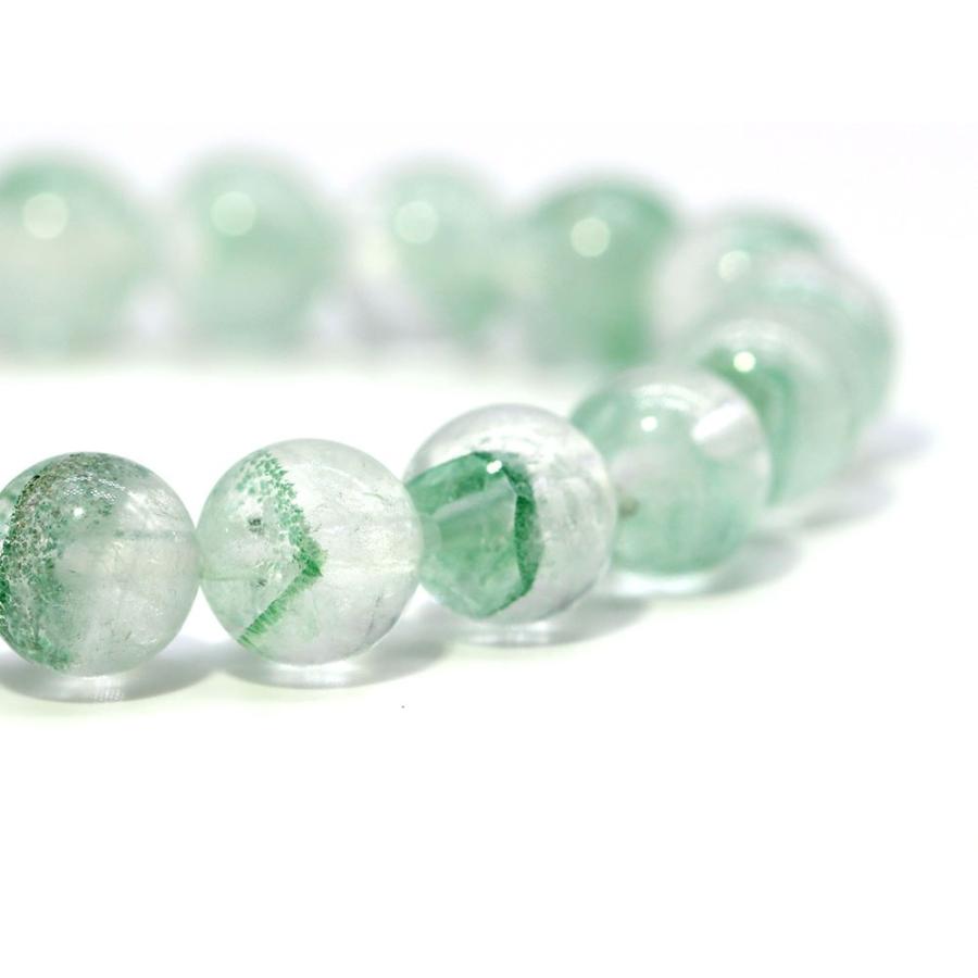 稀少AAA★グリーンファントムクォーツ16mm パワーストーンブレスレット 稀少AAA☆グリーンファントムクォーツ16mm パワーストーン