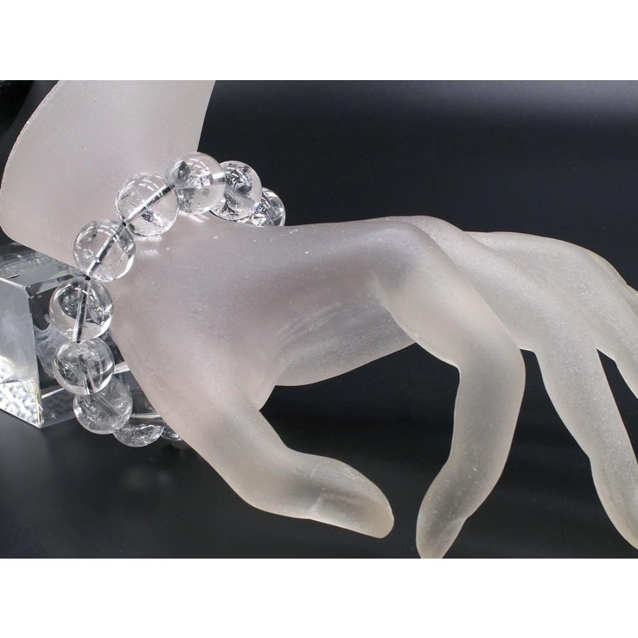 ヒマラヤ水晶 ブラックエレスチャル ブレスレット 14mm パワーストーン