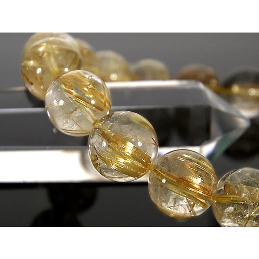 ゴールドルチルクォーツ ルチルクォーツ ブレスレット 11mm
