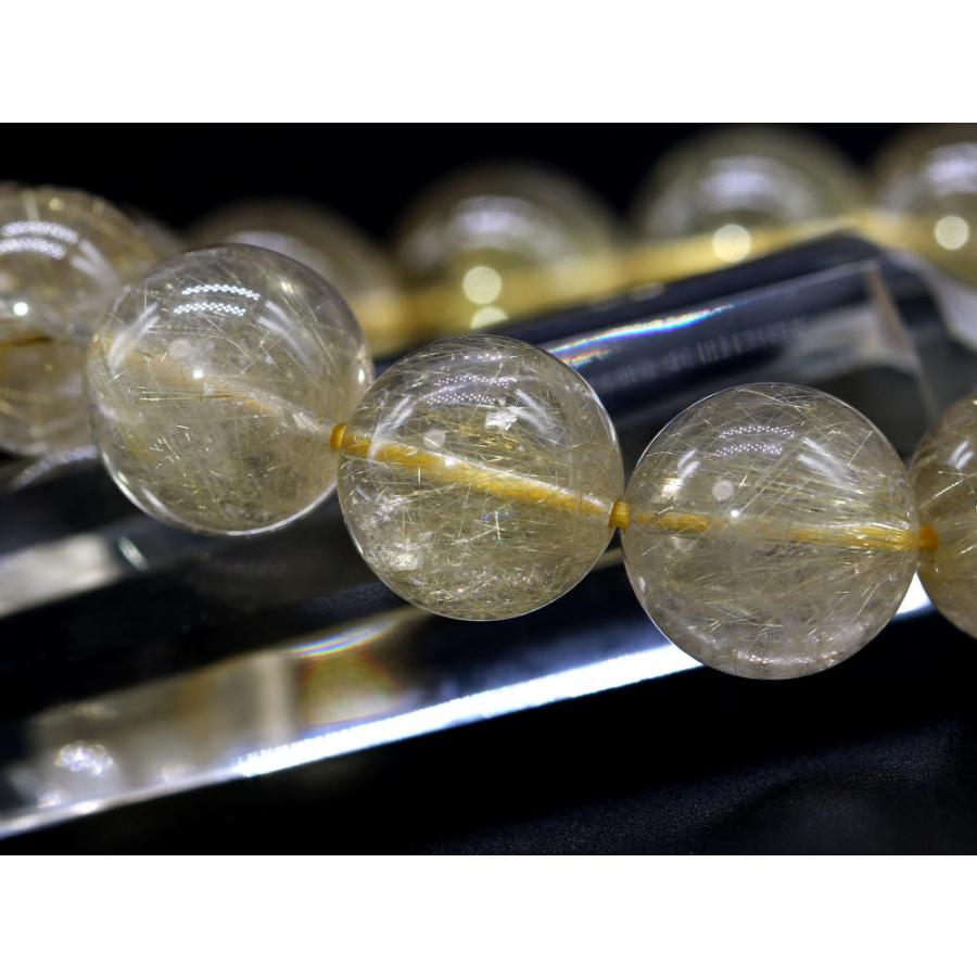 楽天市場】「最強の金運石 ゴールドルチルクォーツ ブレスレットを