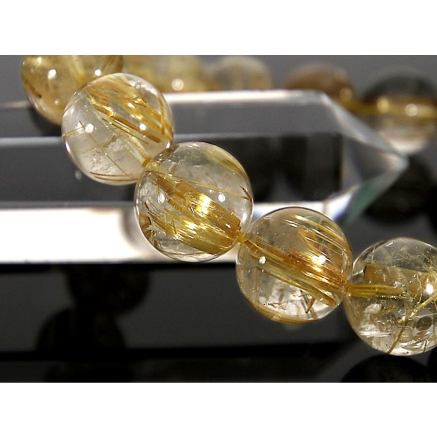 ゴールドルチルクォーツ ルチルクォーツ ブレスレット 12mm
