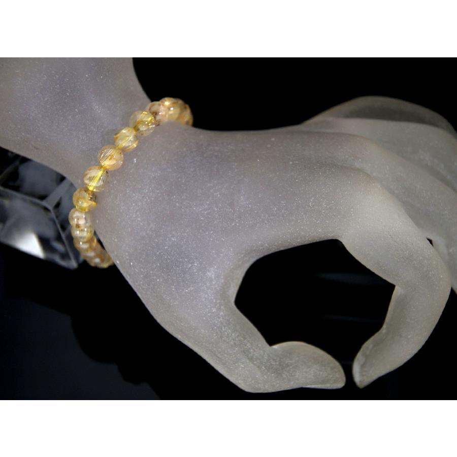 ゴールドルチルクォーツ ルチルクォーツ ブレスレット 6mm