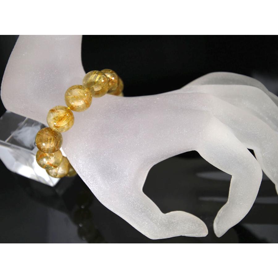 ゴールドルチルクォーツブレスレット13mm ゴールドルチルクォーツ ブレスレット 13mm | Stone
