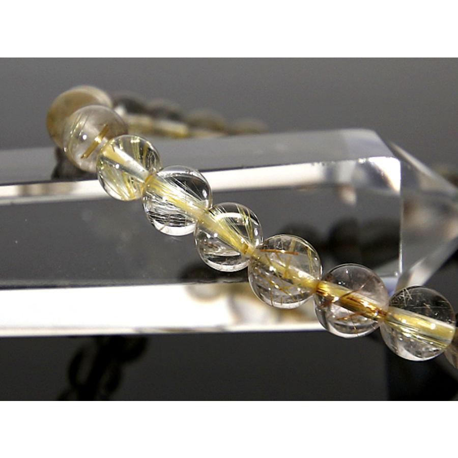 ゴールドルチルクォーツ ルチルクォーツ ブレスレット 6mm