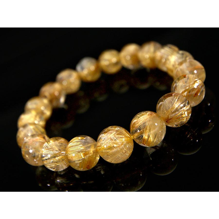【推し】 「1点もの 現品」 ゴールドルチルクォーツ ルチルクォーツ ブレスレット タイチンルチル 10.3mm パワーストーン ブレスレット メンズ レディース 天然石 数珠 【CEG3181048542】(114761円)