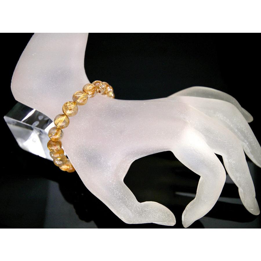 新作マット・カーペット 「1点もの 現品」 ゴールドルチルクォーツ ルチルクォーツ ブレスレット タイチンルチル 8.7mm パワーストーン ブレスレット メンズ レディース 天然石 数珠 【BC1788894379】(64537円)