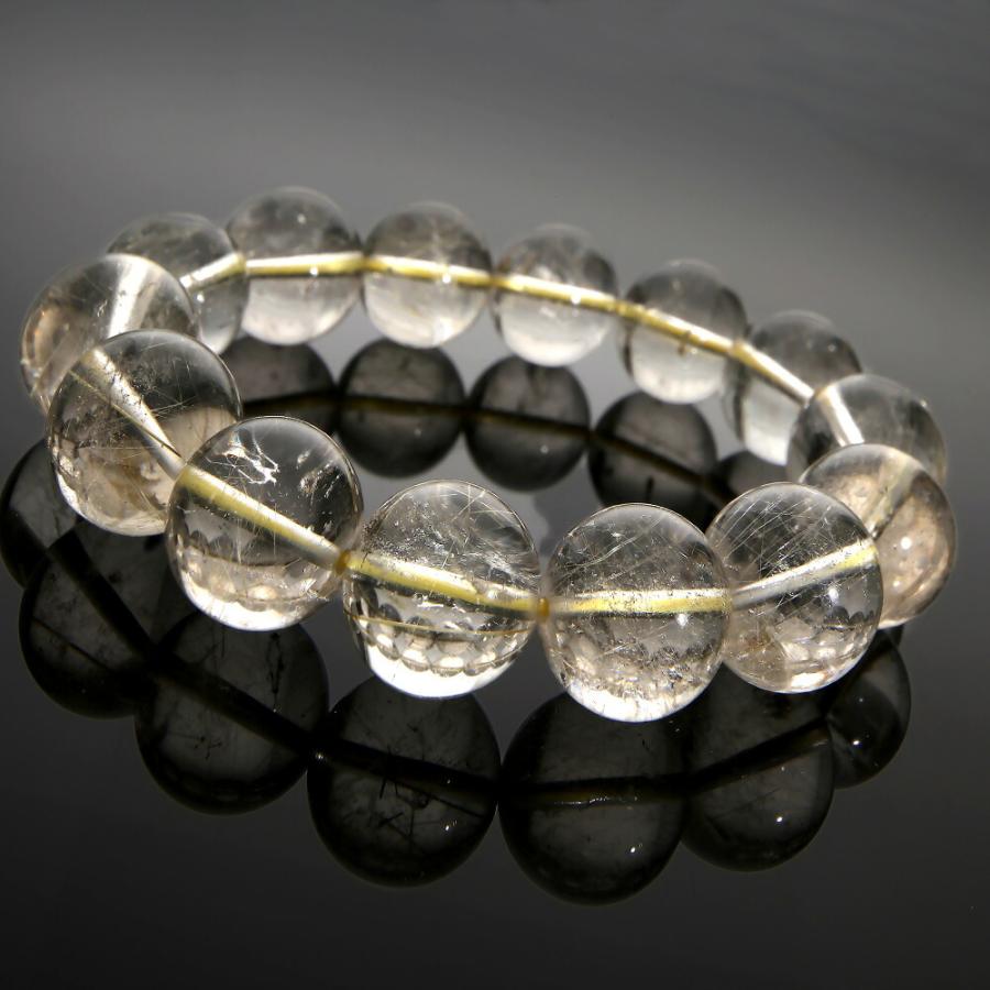 ゴールドルチルクォーツ ルチルクォーツ ブレスレット 13mm