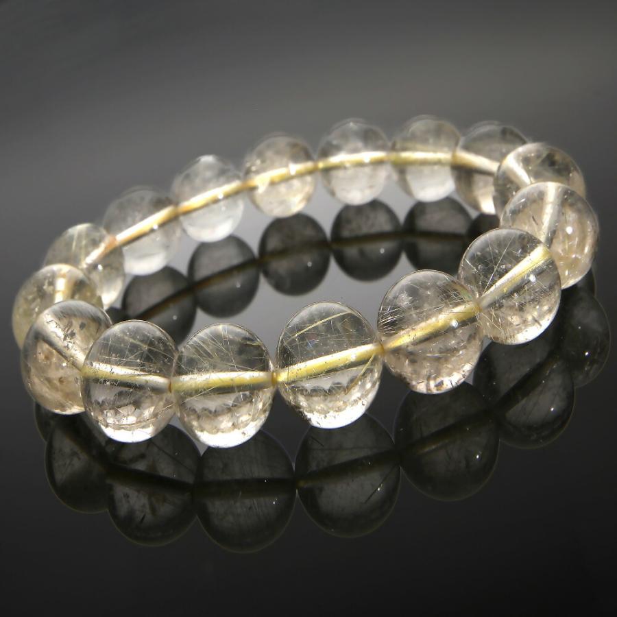 ゴールドルチルクォーツ ルチルクォーツ ブレスレット 12mm