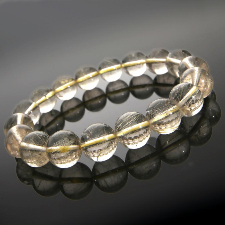 ゴールドルチルクォーツ ルチルクォーツ ブレスレット 10mm