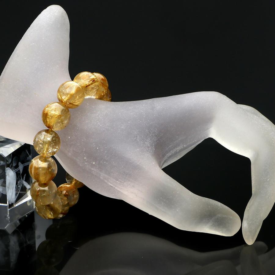 ゴールドルチルクォーツ ルチルクォーツ ブレスレット 10mm