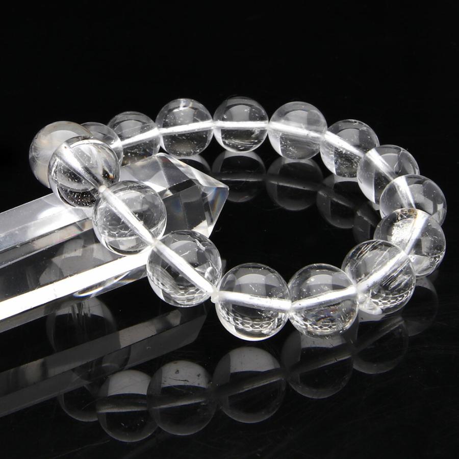 ホワイトトパーズ ブレスレット 12mm トパーズ パワーストーン