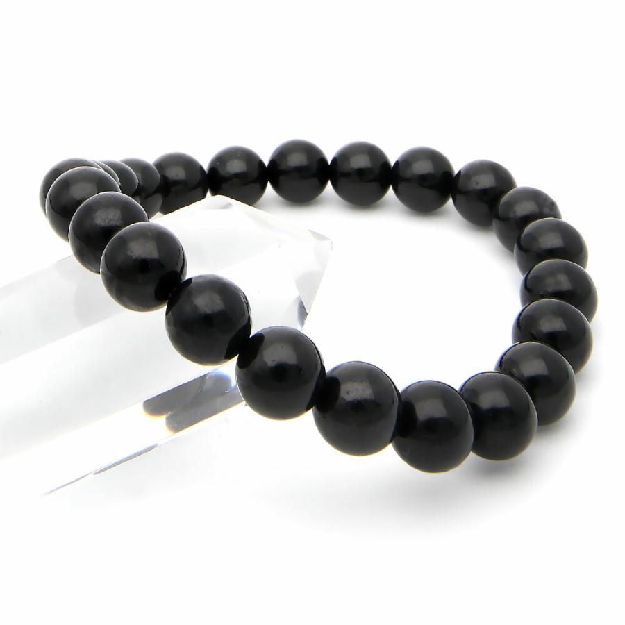ブラックジェイド ブレスレット 8mm 黒翡翠 パワーストーン メンズ