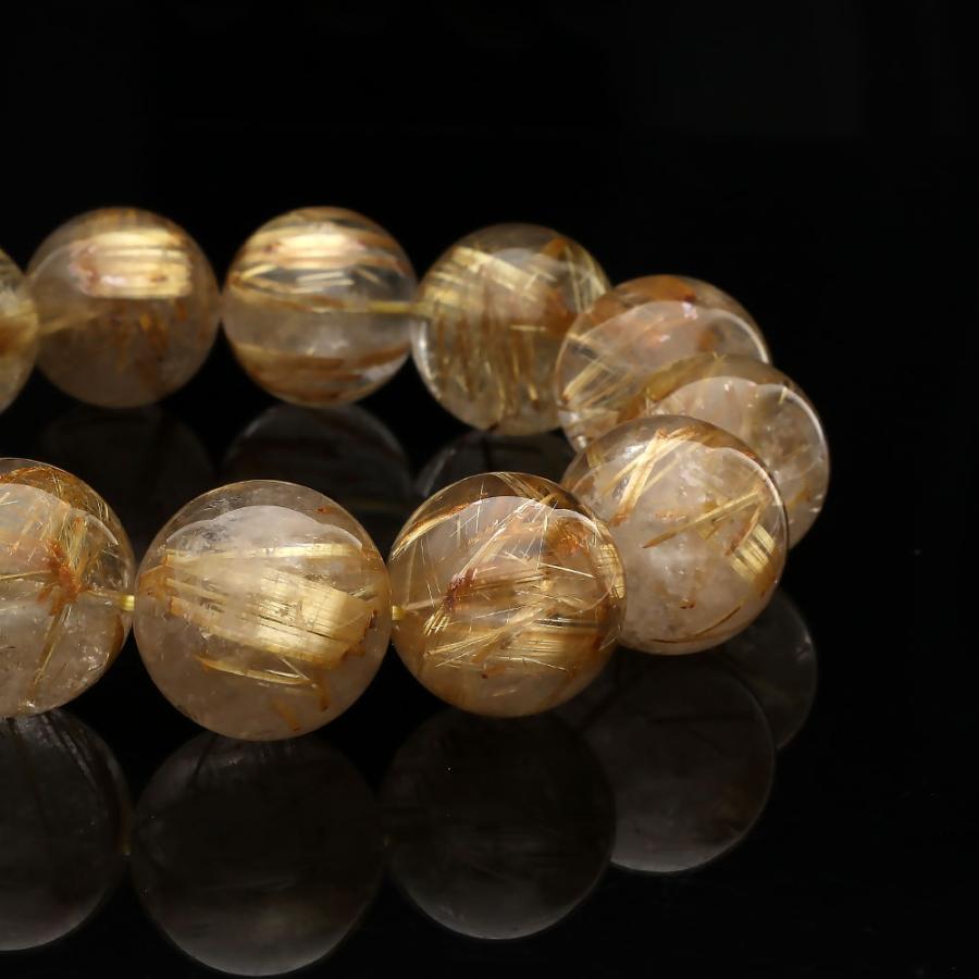 1点もの 現品」 ゴールドルチルクォーツ ルチルクォーツ ブレスレット