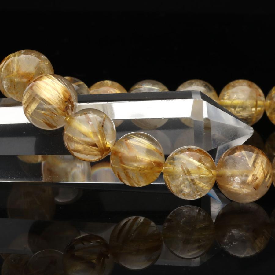 1点もの 現品」 ゴールドルチルクォーツ ルチルクォーツ ブレスレット 